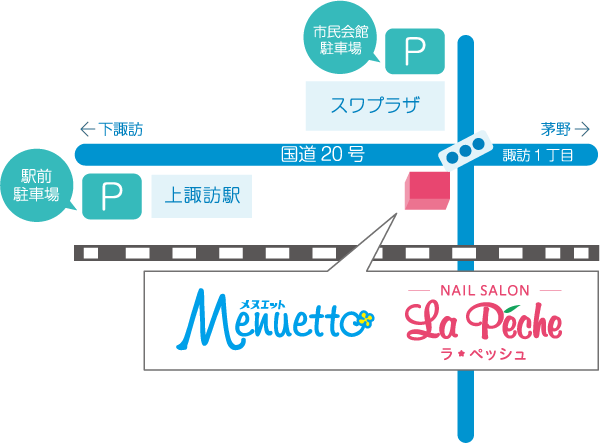 メヌエットの地図