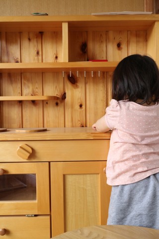 名取木工の子供用キッチン